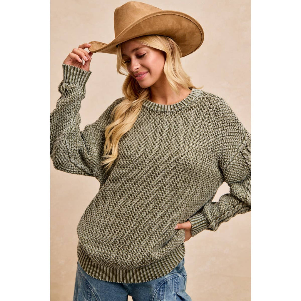 HATTIE CABLE KNIT SWEATER