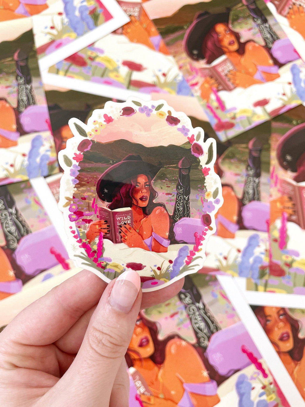 Wild Love Clear Back Sticker