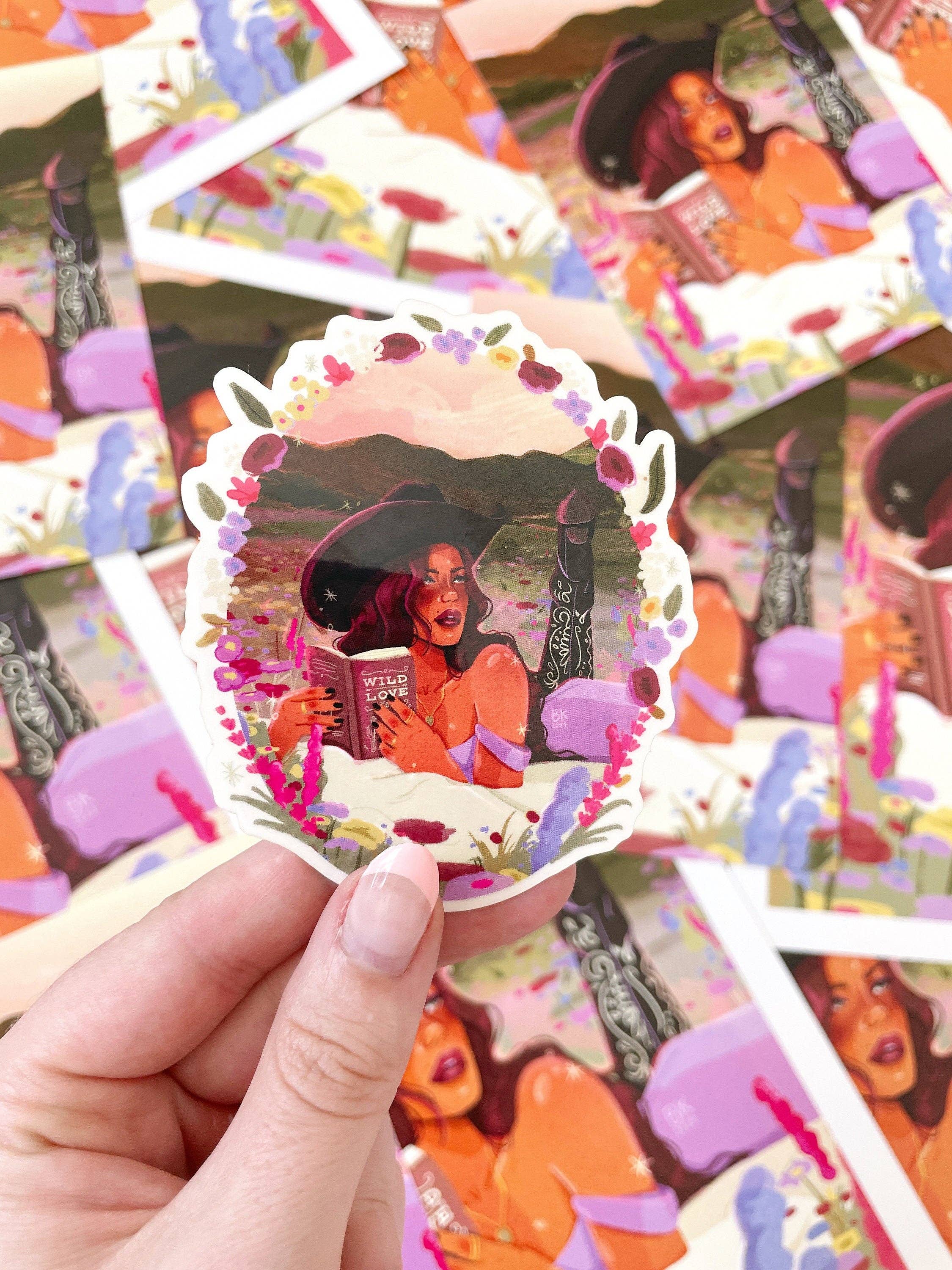 Wild Love Clear Back Sticker