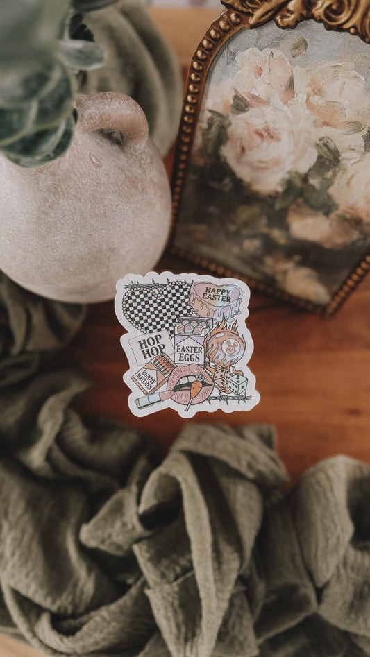 Bunny Matches Sticker