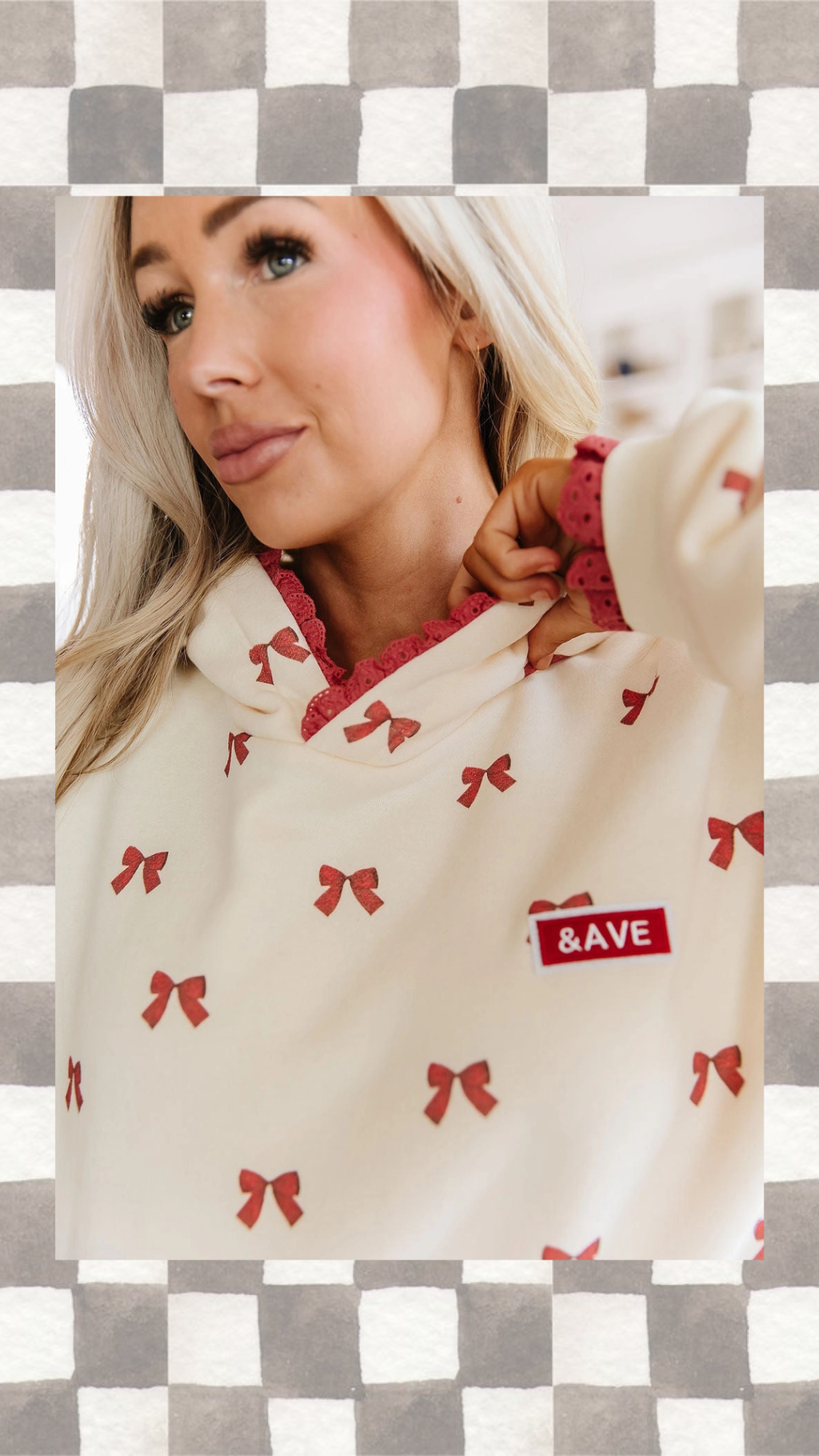 Comfort Zone Hoodie - Bundled In Bows-PREORDER