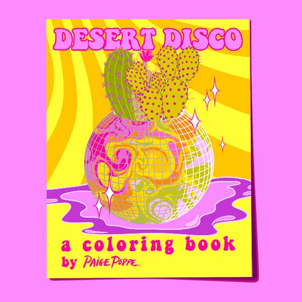 "Desert Disco" Coloring Book