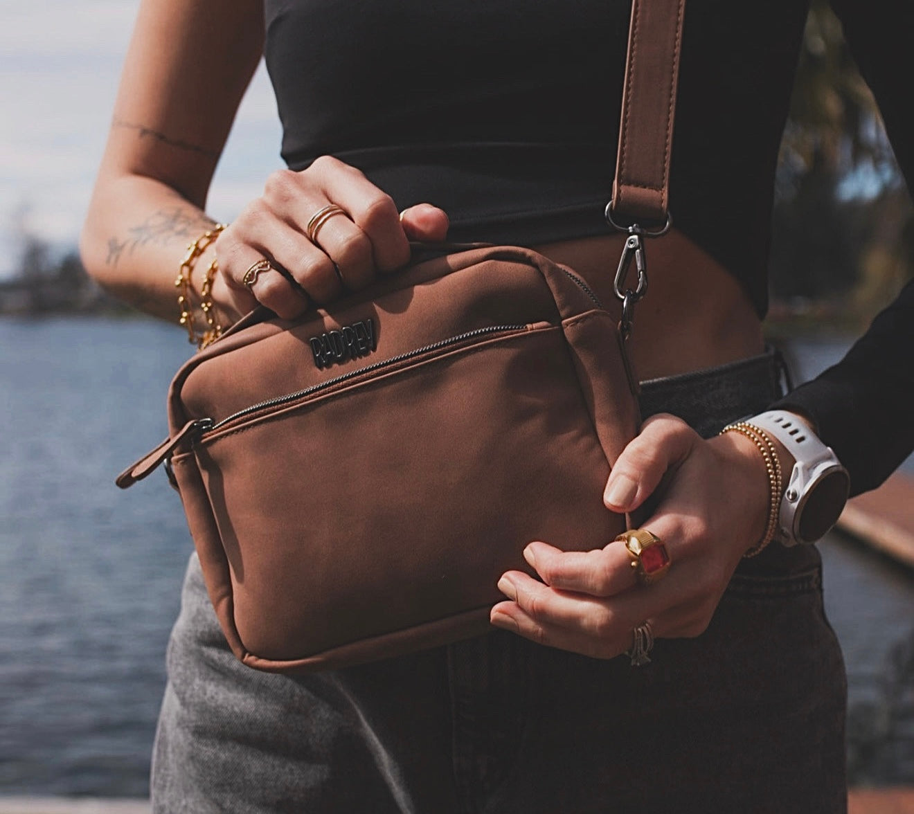Mini Crossbody in Cocoa