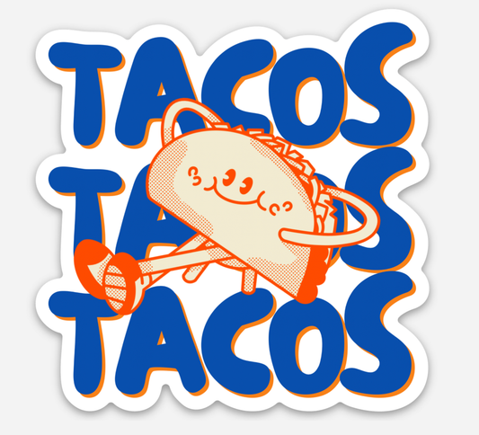 Tacos, Tacos, Tacos Sticker
