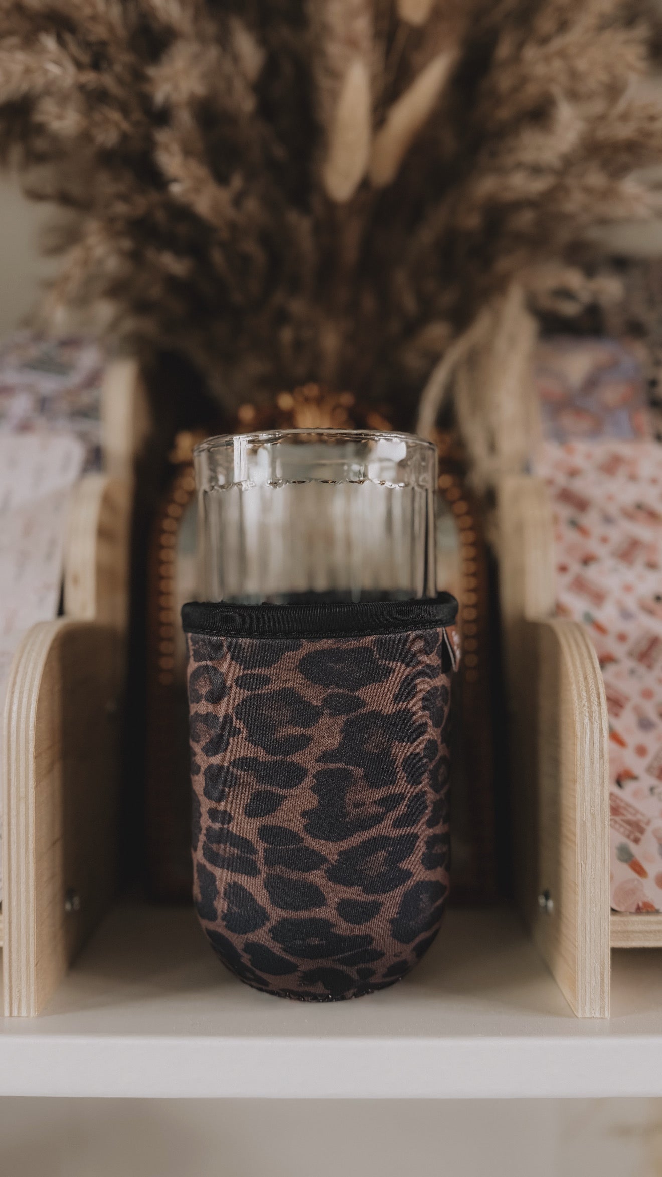 Leopard Iced Coffee Drink Sleeve