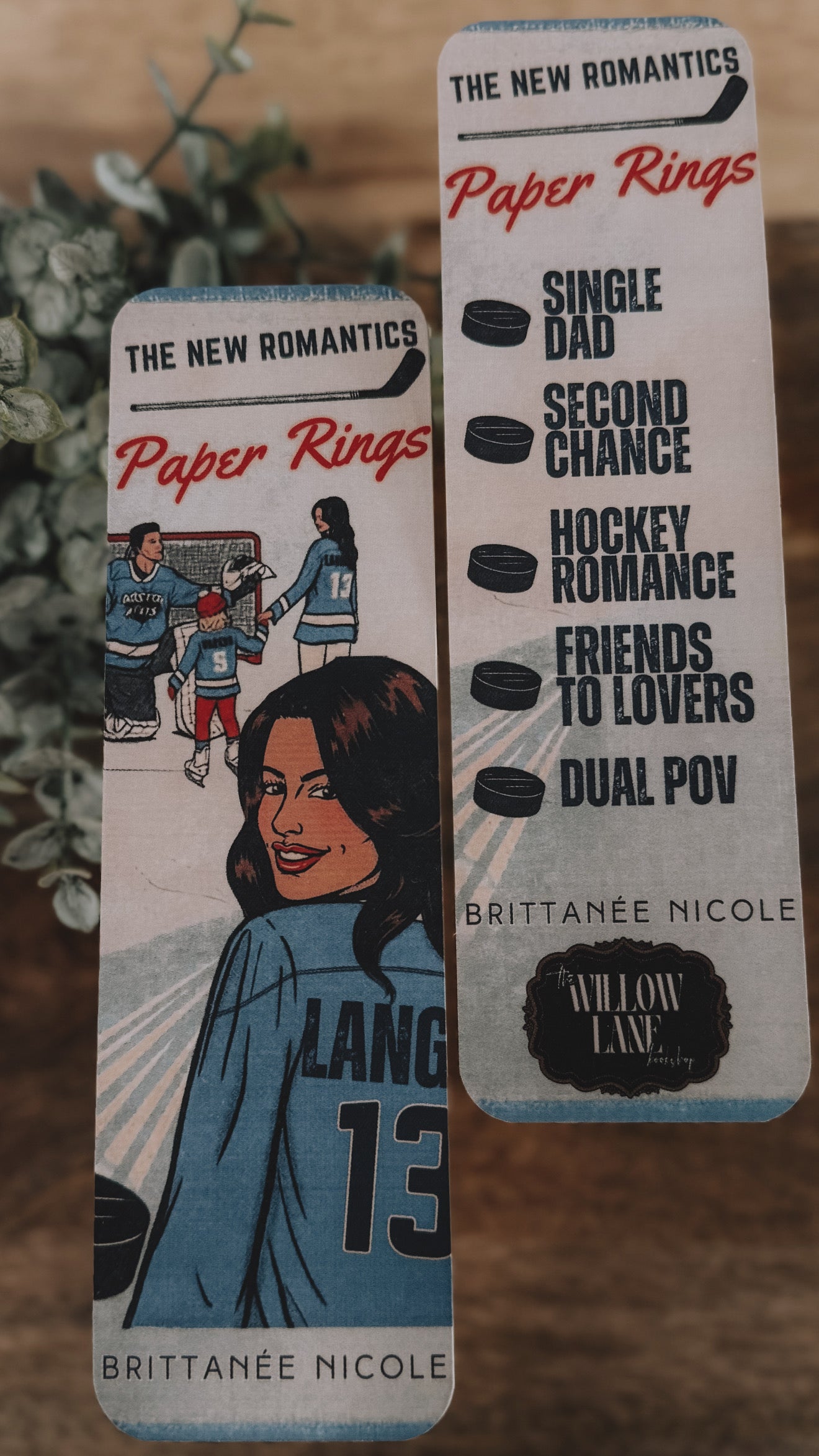 Paper Rings(The New Romantics, Book 1) Indie Exclusive-Signed & Willow Lane Exclusive Matching Bookmark