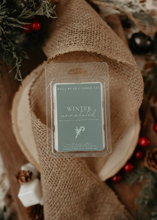 Winter Annotated Wax Melts