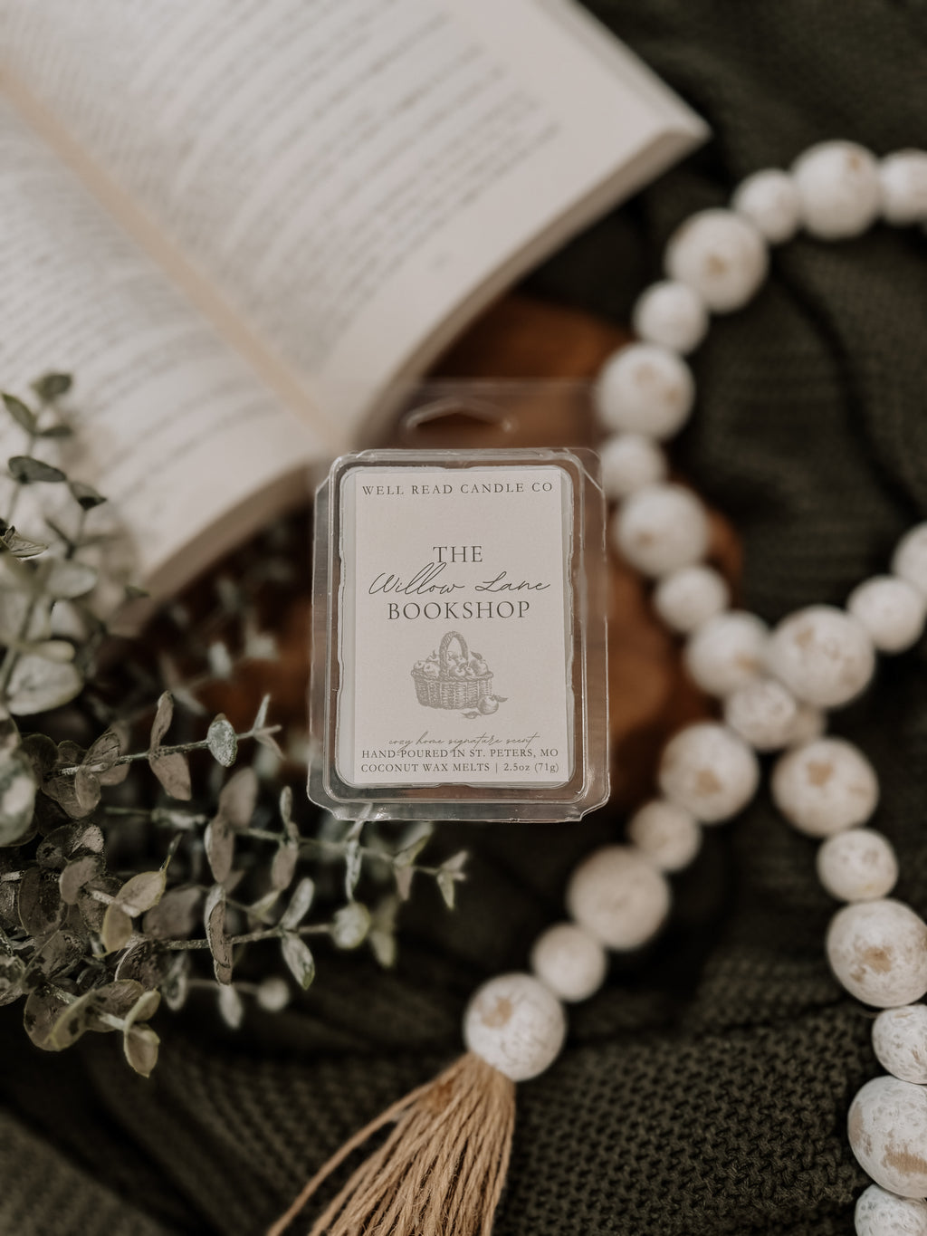 Willow Lane Bookshop Cozy Home Signature Scent Wax Melts