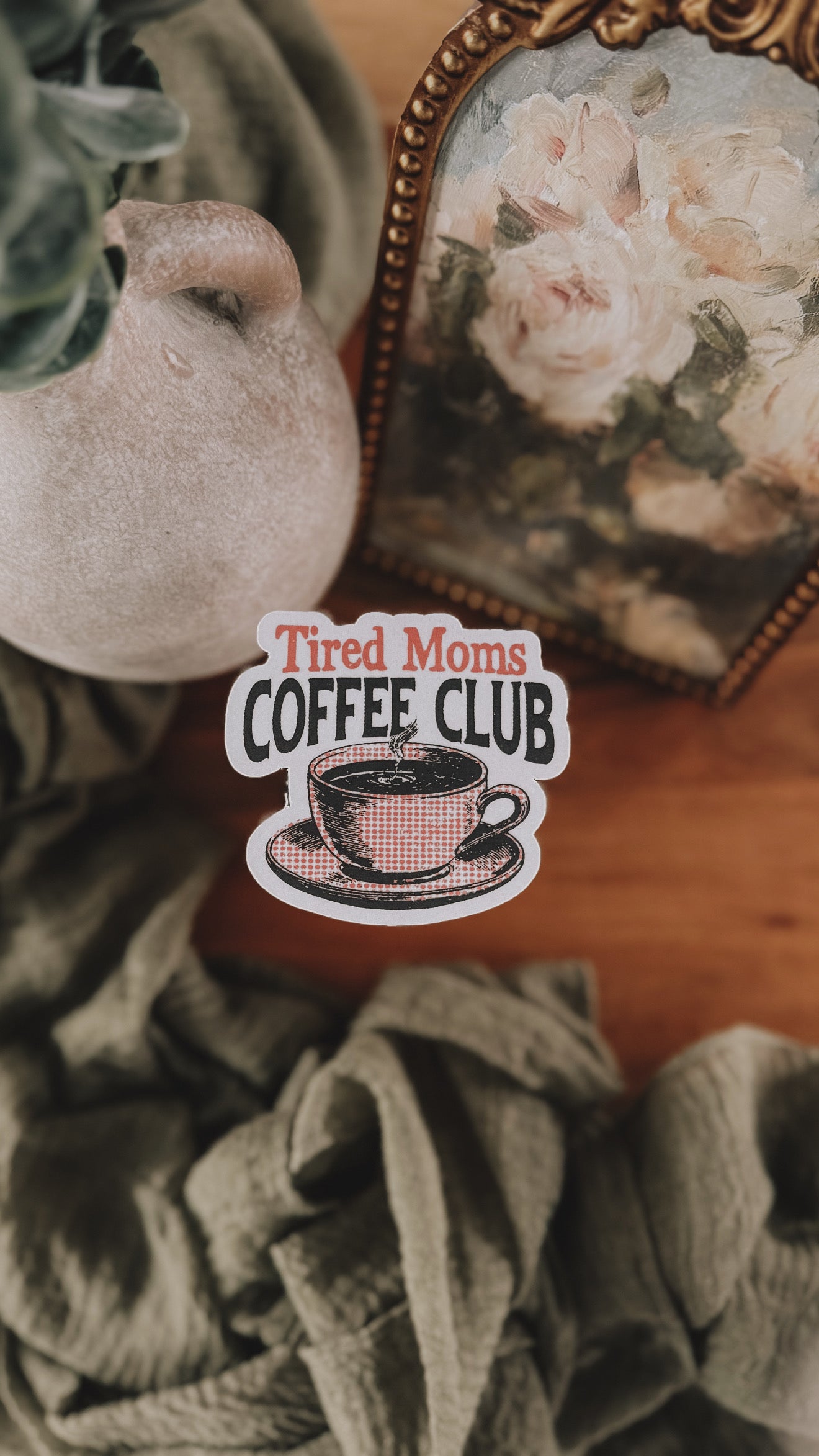 Caffeinated Moms Sticker