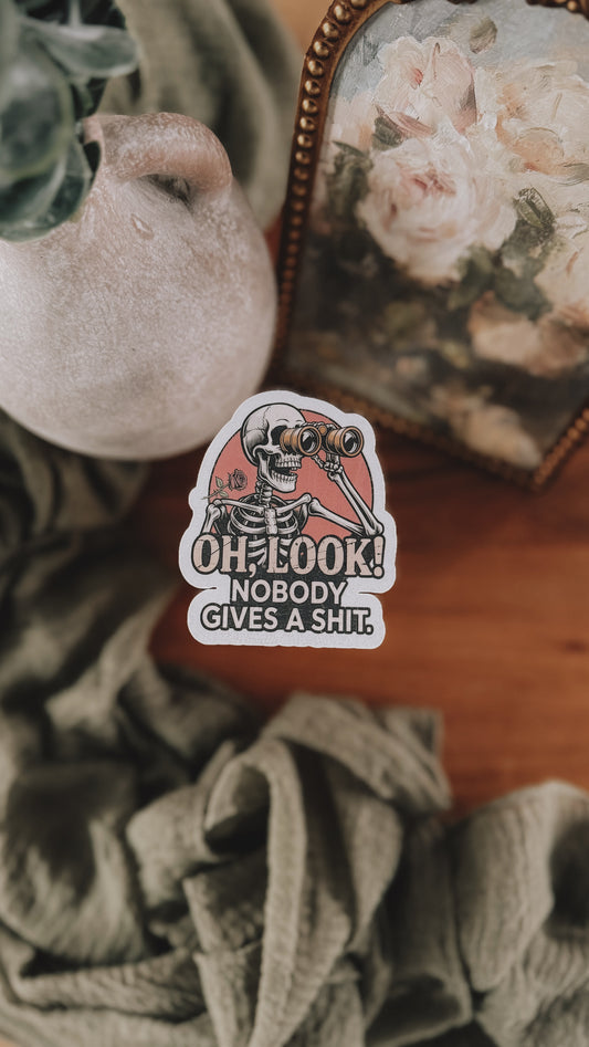 Nobody Gives A Shit Sticker