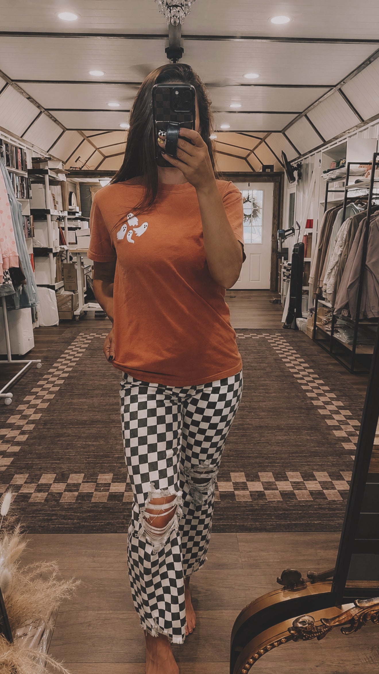 Yam Ghost Embroidered Graphic Tee
