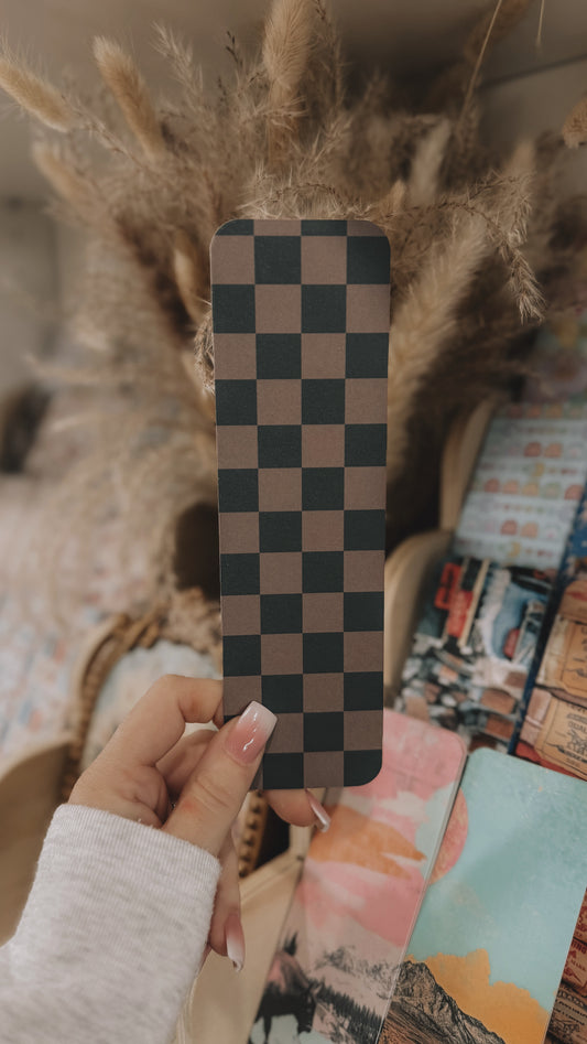 Chocolate Checks Bookmark