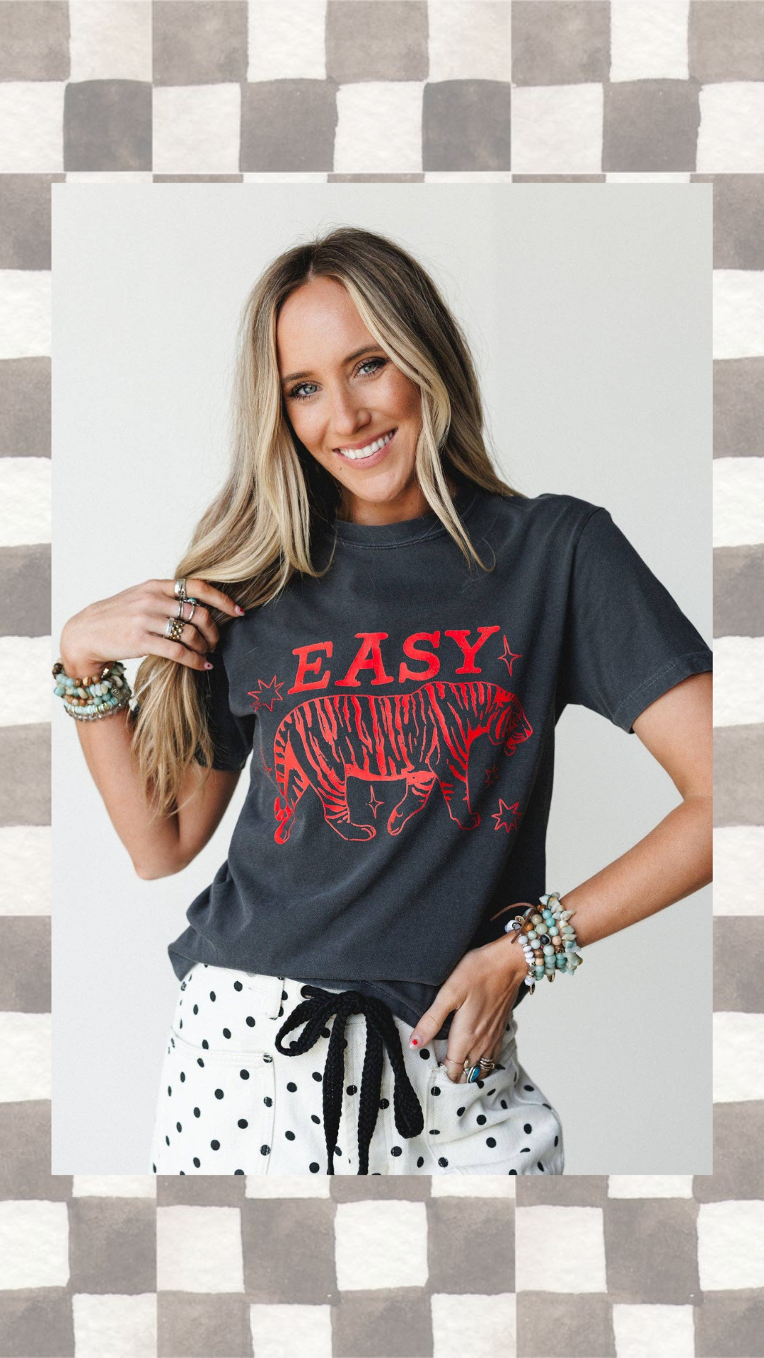Easy Tiger Graphic Tee - Pepper