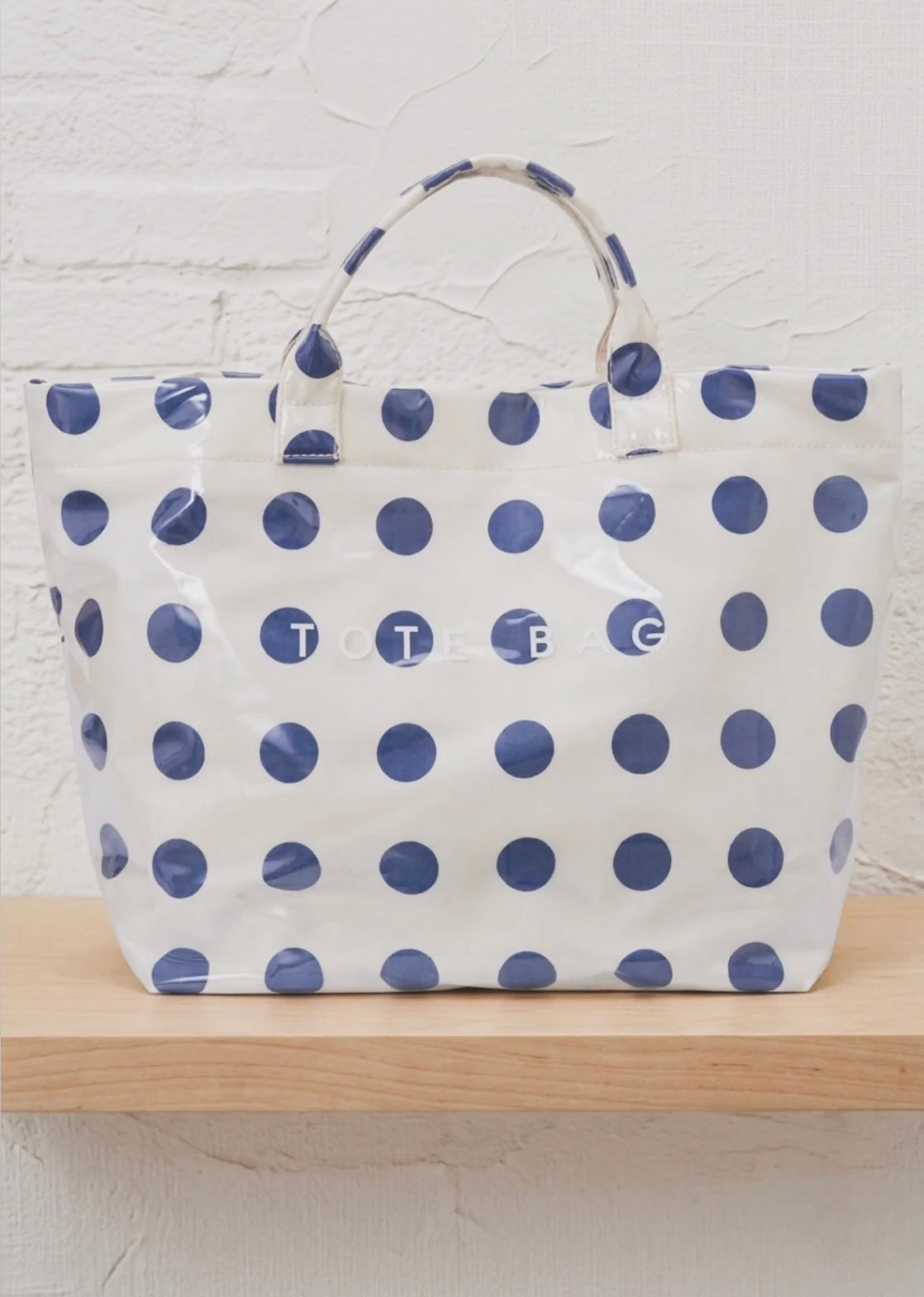 Blue Polka Dot TOTE BAG