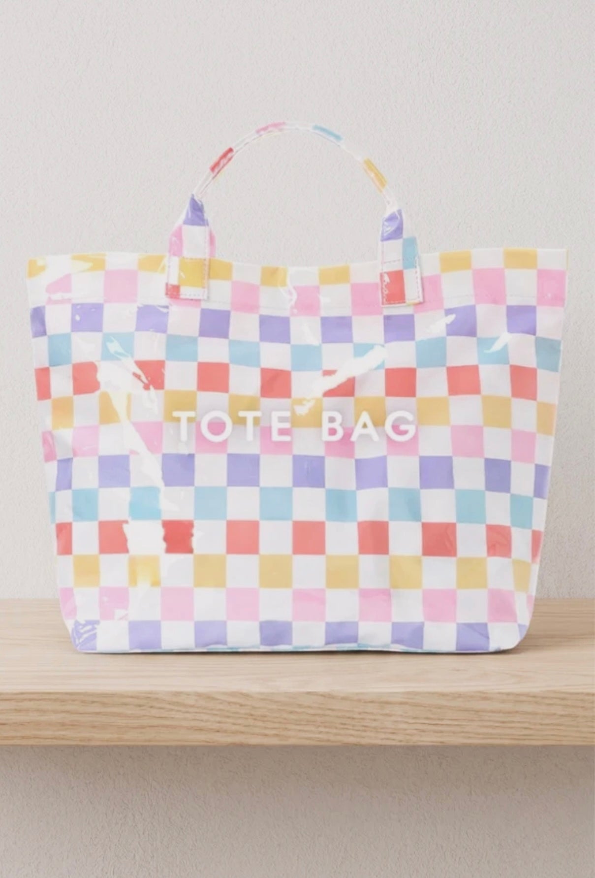 Multicolor Checkered TOTE BAG