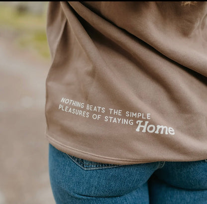 The Official Homebody Club-Pigment Crewneck Sweatshirt- SAGE W/ WHITE