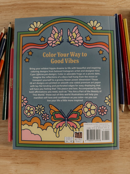 Wild Spirit: A Retro Coloring Book For Peace & Love