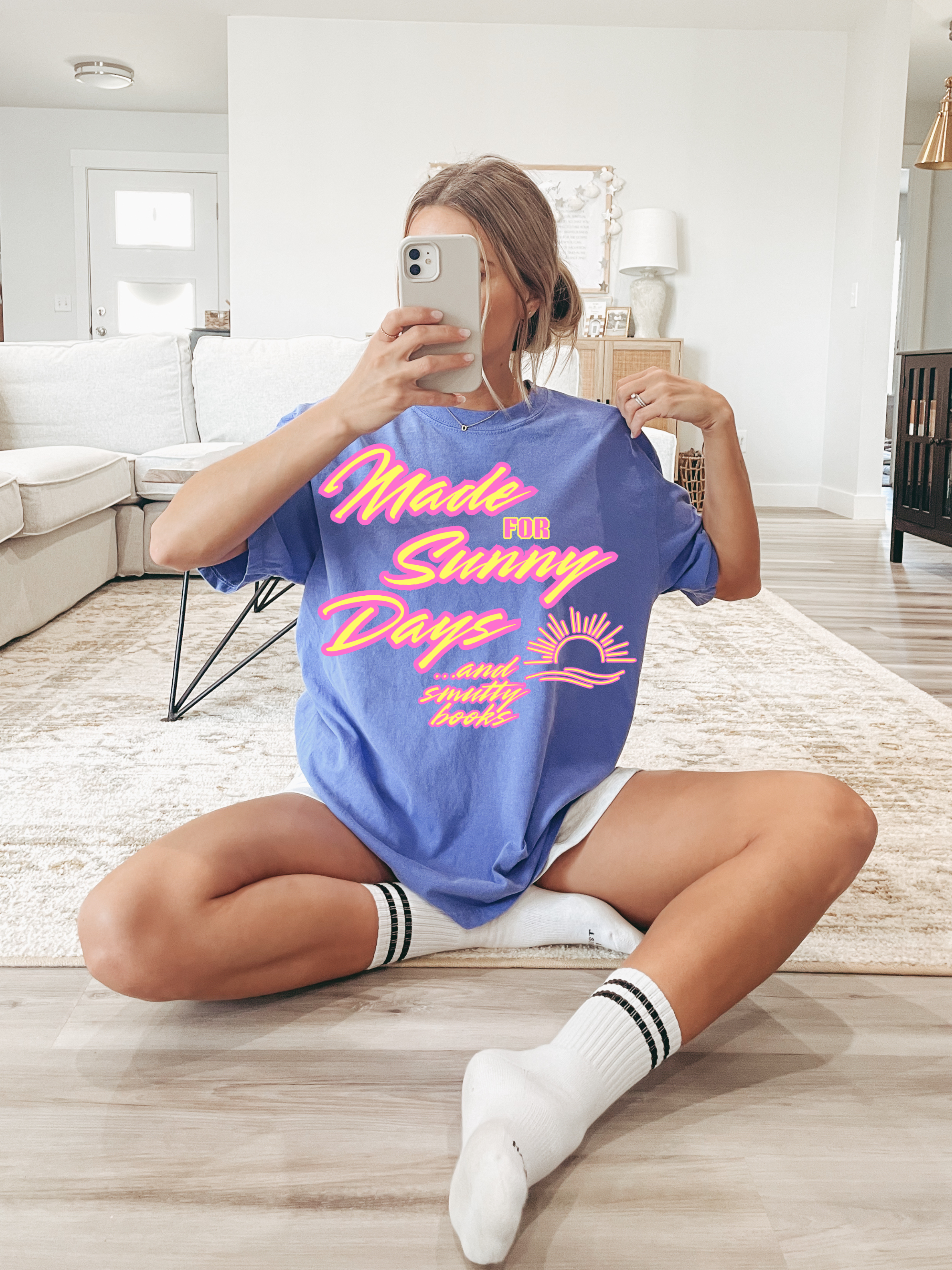 Made For Sunny Days Tshirt-Periwinkle
