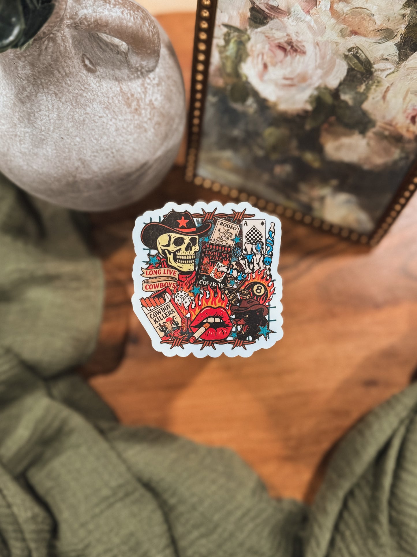 Cowboy Killer Sticker