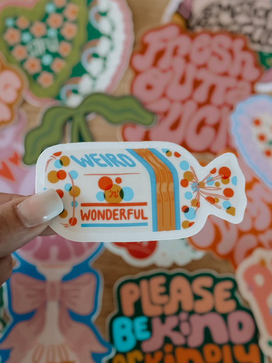 Weird And Wonderful Sticker