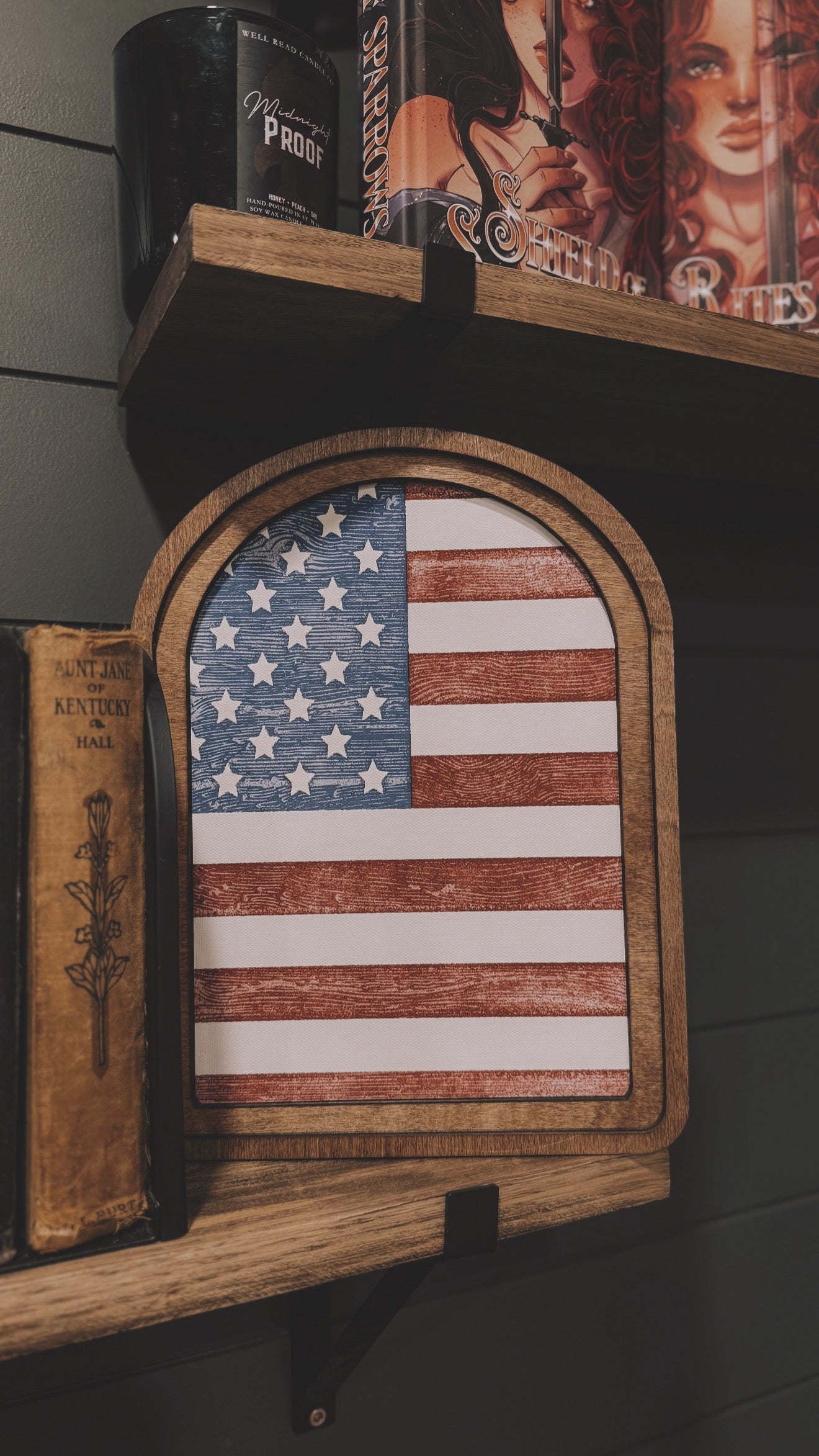 Arch Top American Flag