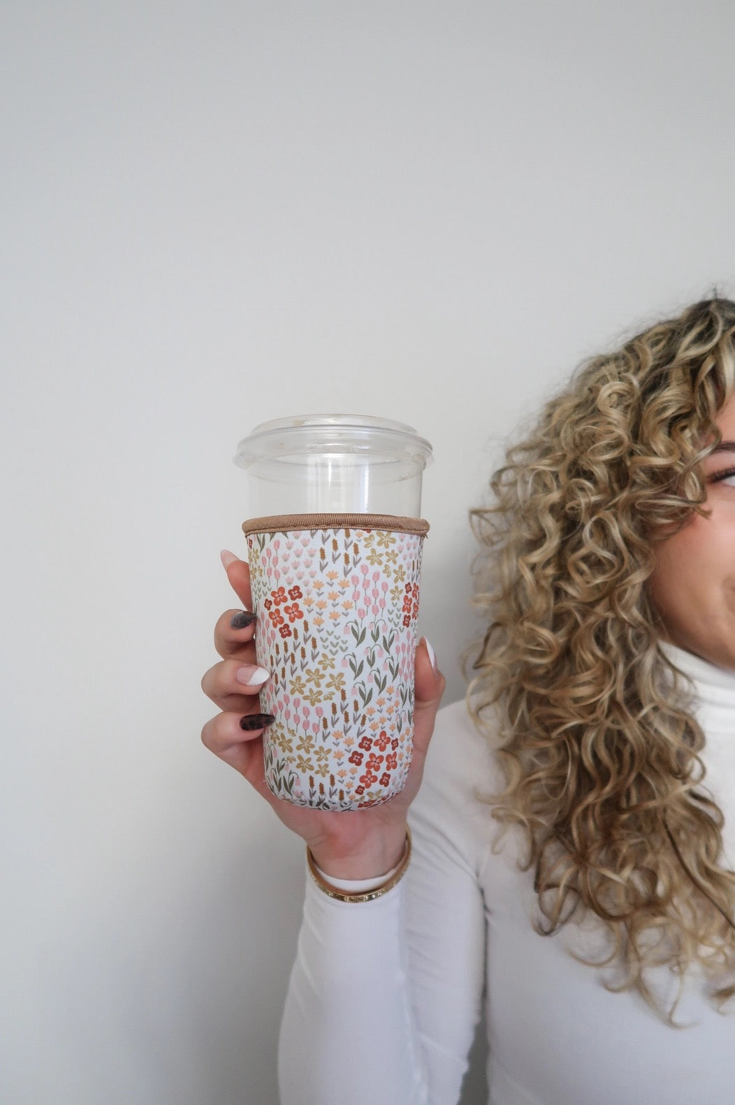 Beverage Cup Sleeve-Country Bloom
