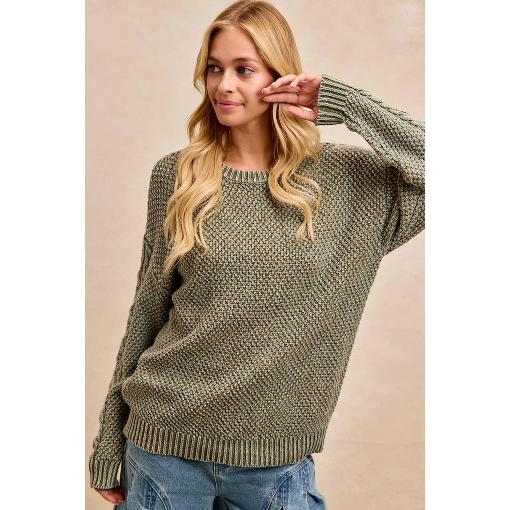HATTIE CABLE KNIT SWEATER
