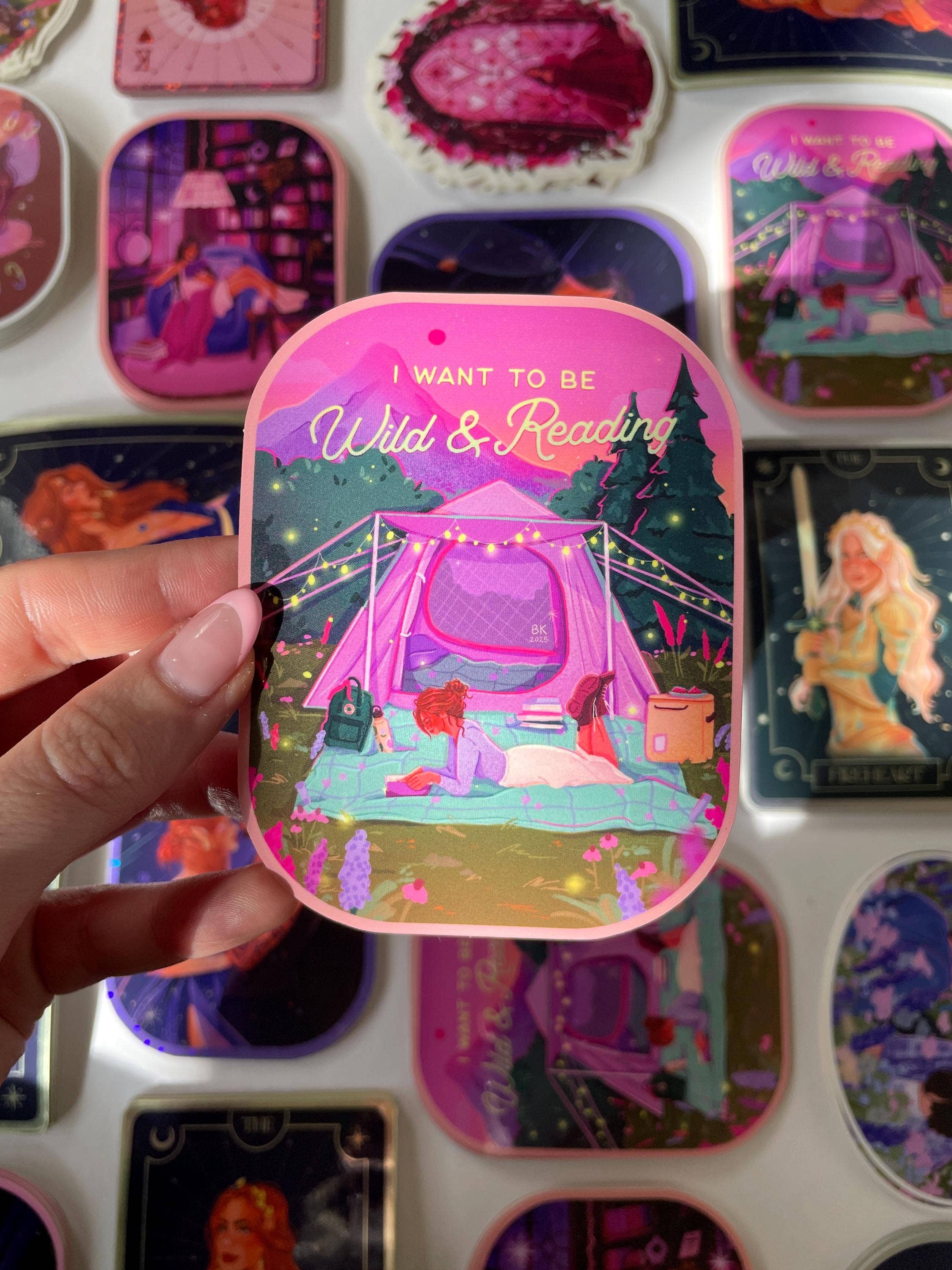 Wild and Reading Sticker