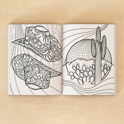 "Desert Disco" Coloring Book