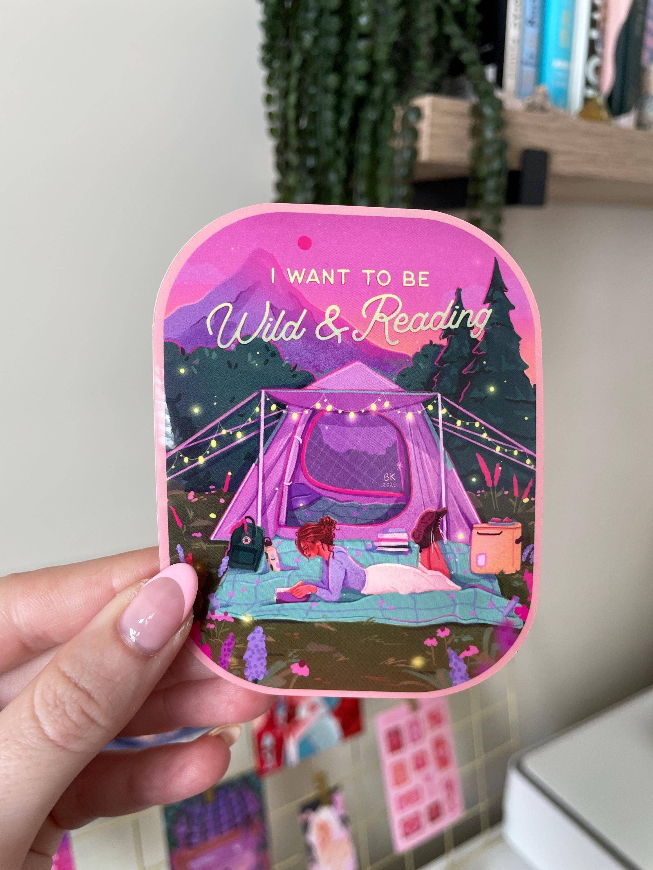 Wild and Reading Sticker