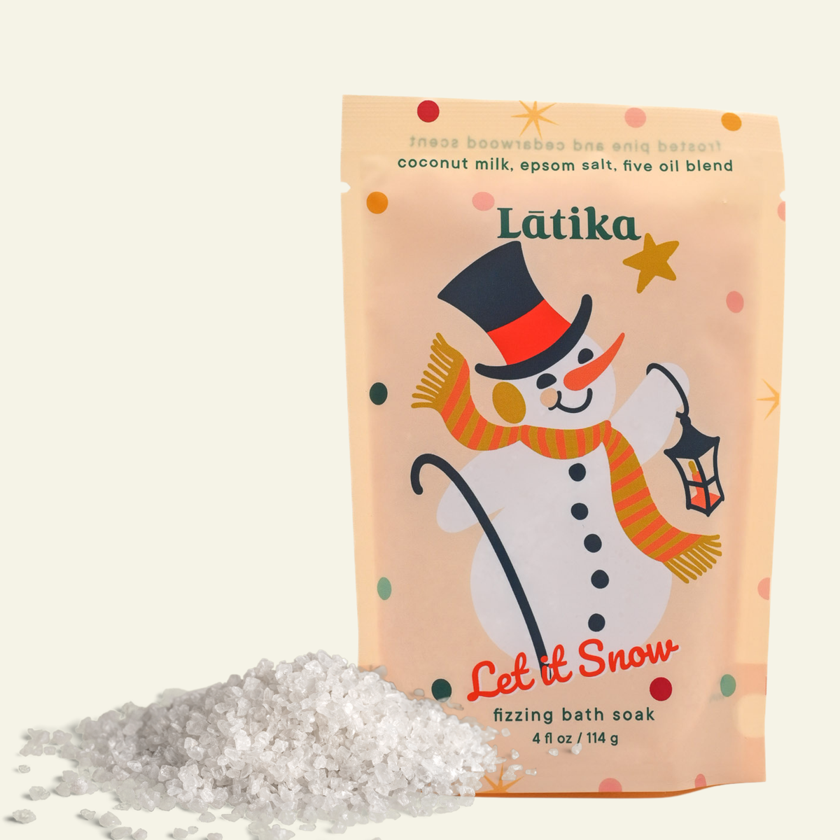 Retro Snowman Bath Salt