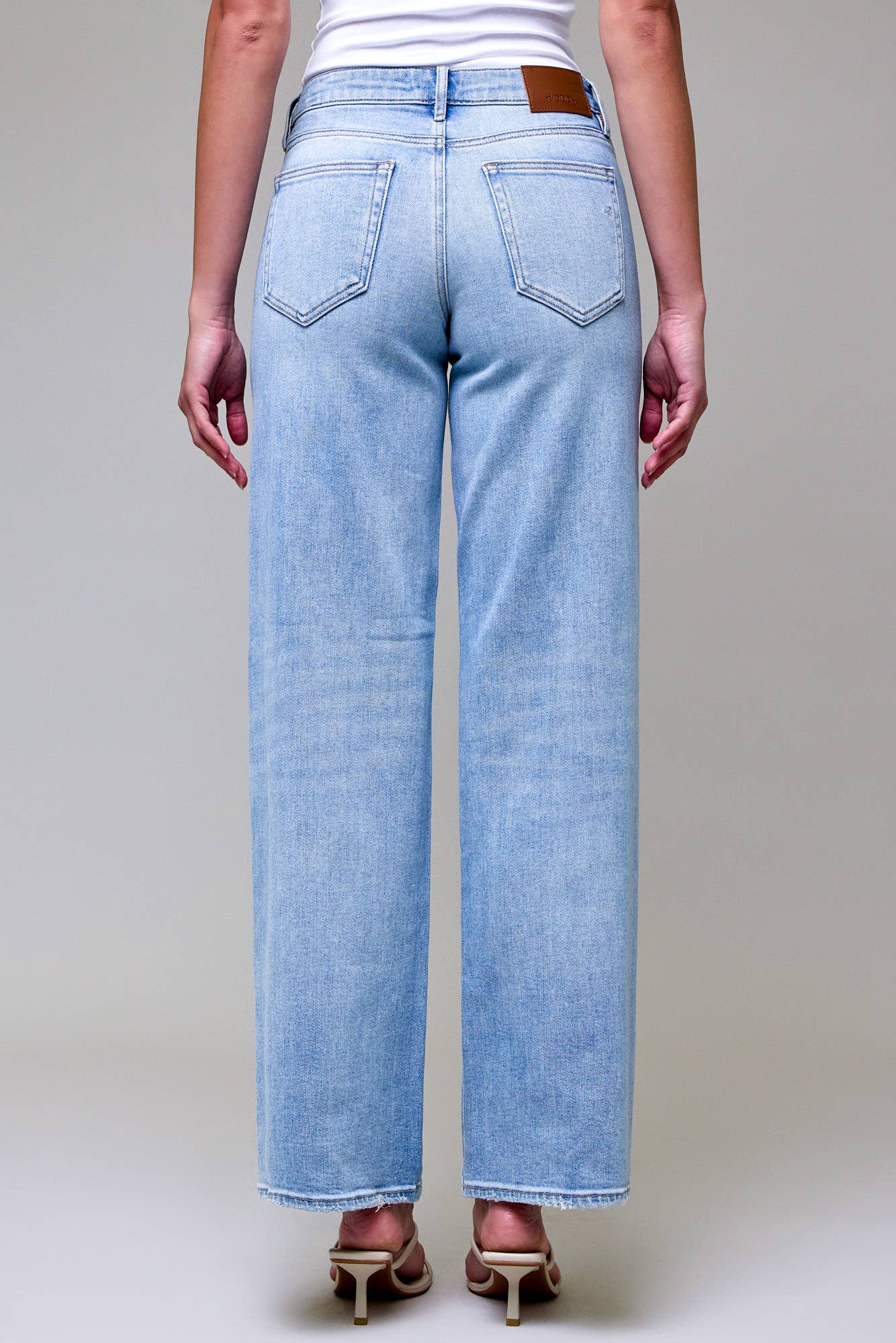 Collins Light Wash Low Rise Dad Jeans