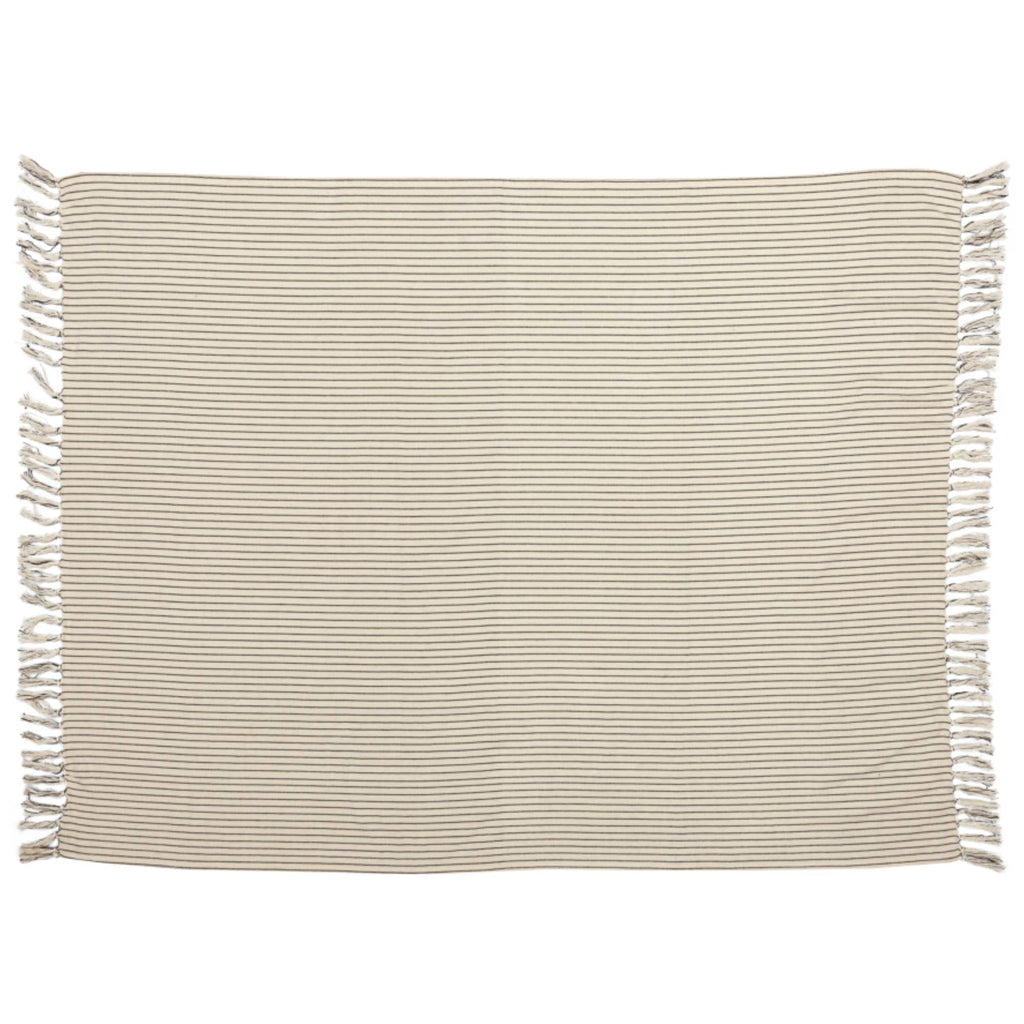 Katie's Vintage Stripe Throw