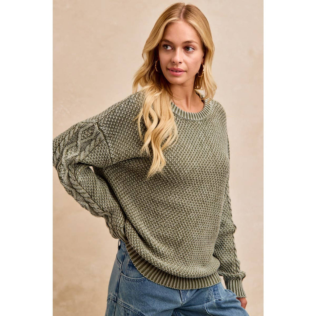 HATTIE CABLE KNIT SWEATER