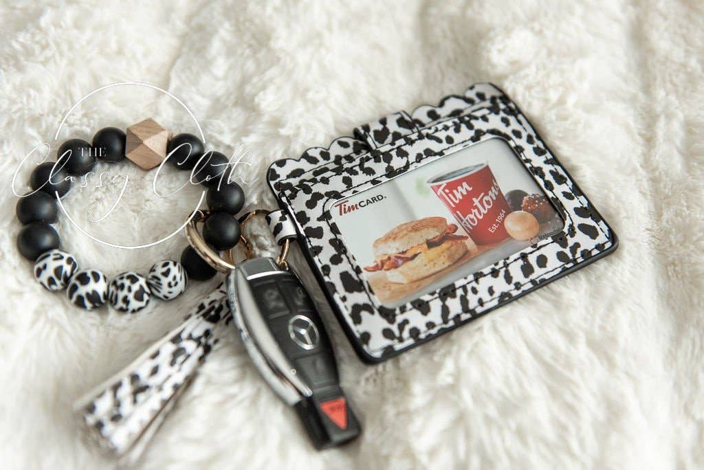 Wristlet Keychain Wallet - Spotted Owl