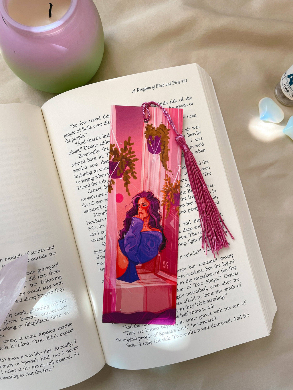 Windowsill Sunset Bookmark